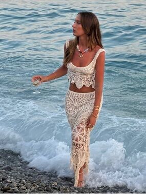 Indah crochet Neptune skirt